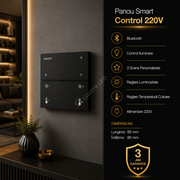 Panou de Control Smart AIR BASE Black Premium | 220V & Bluetooth