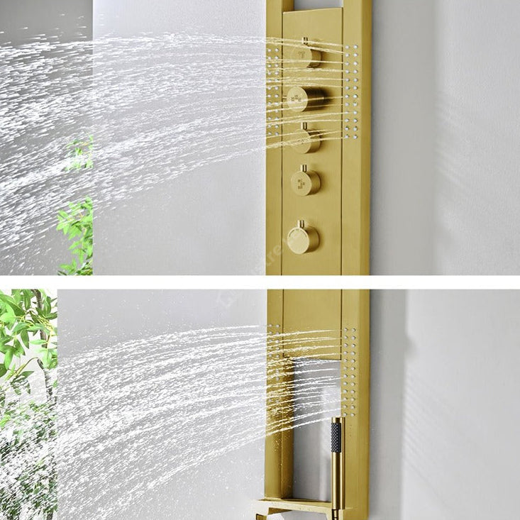 Panou de Dus Premium AuraCascade - Hidromasaj, LED, Cascada