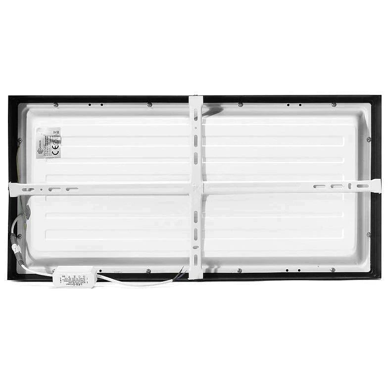 Panou Led 36W 60X30Cm Negru Aplicat Panel