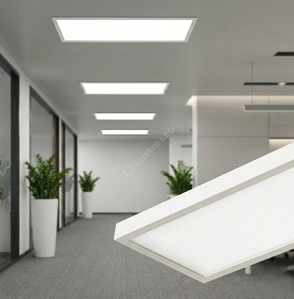 Panou LED 48W 120x30cm, 4320lm Alb Aplicat