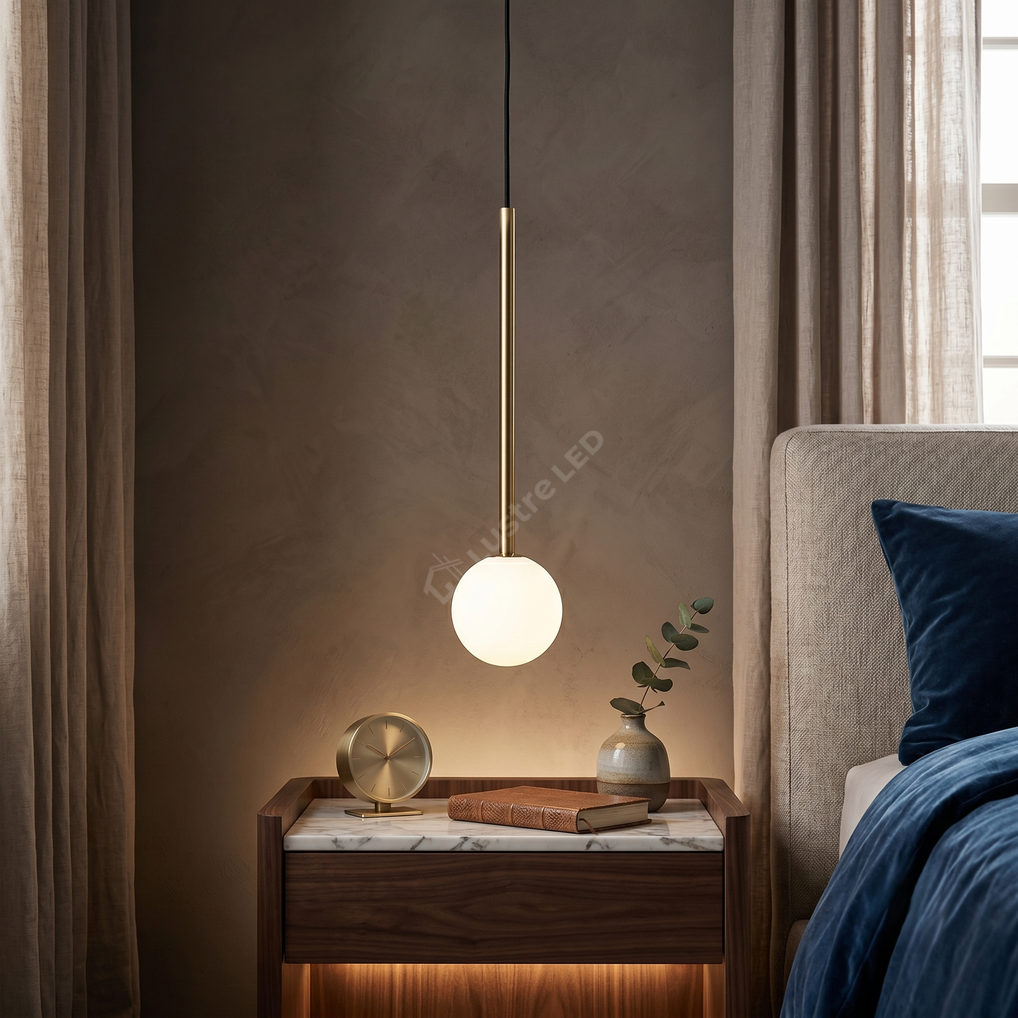 Pendul Abajur ALI Gold Premium 1xG9