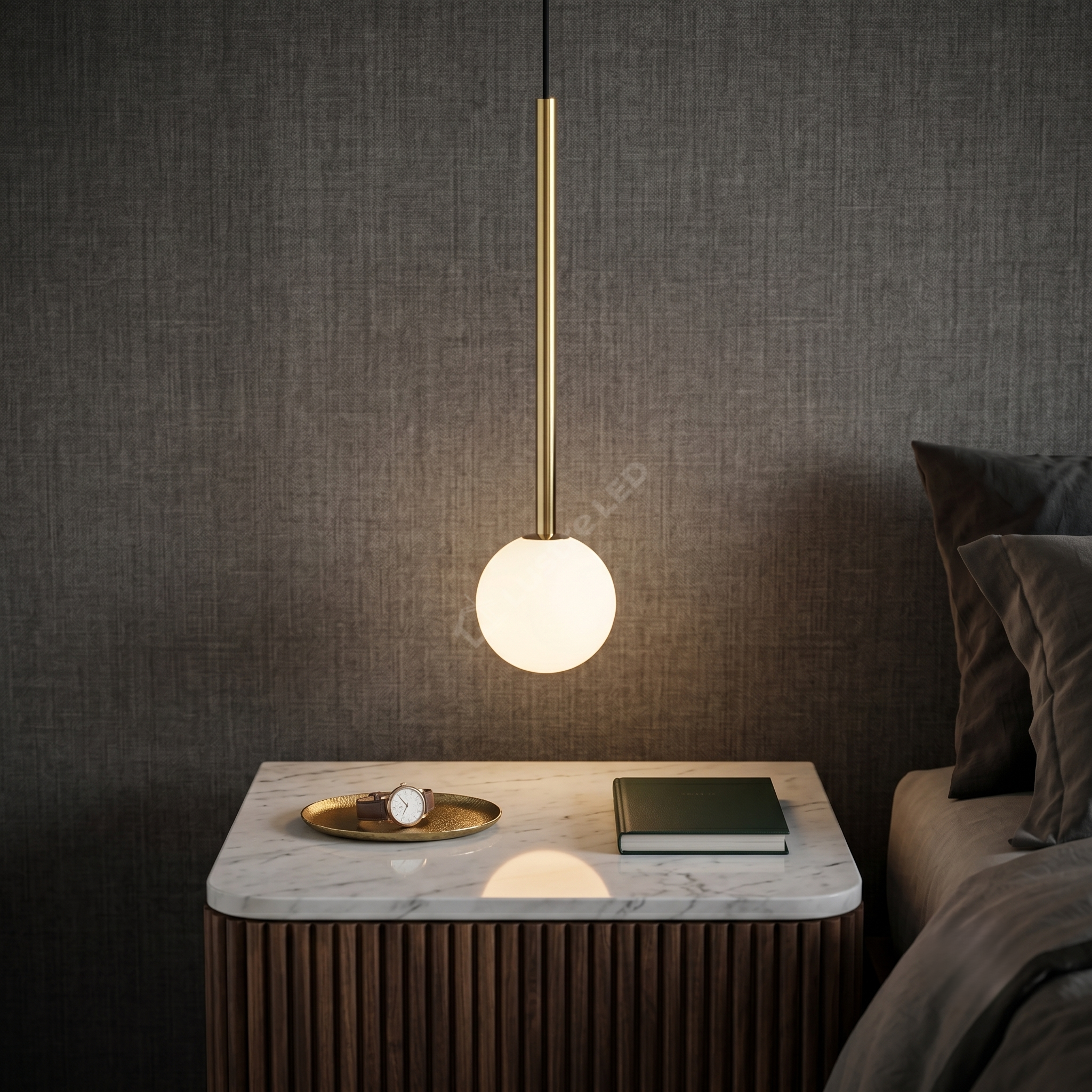 Pendul Abajur ALI Gold Premium 1xG9