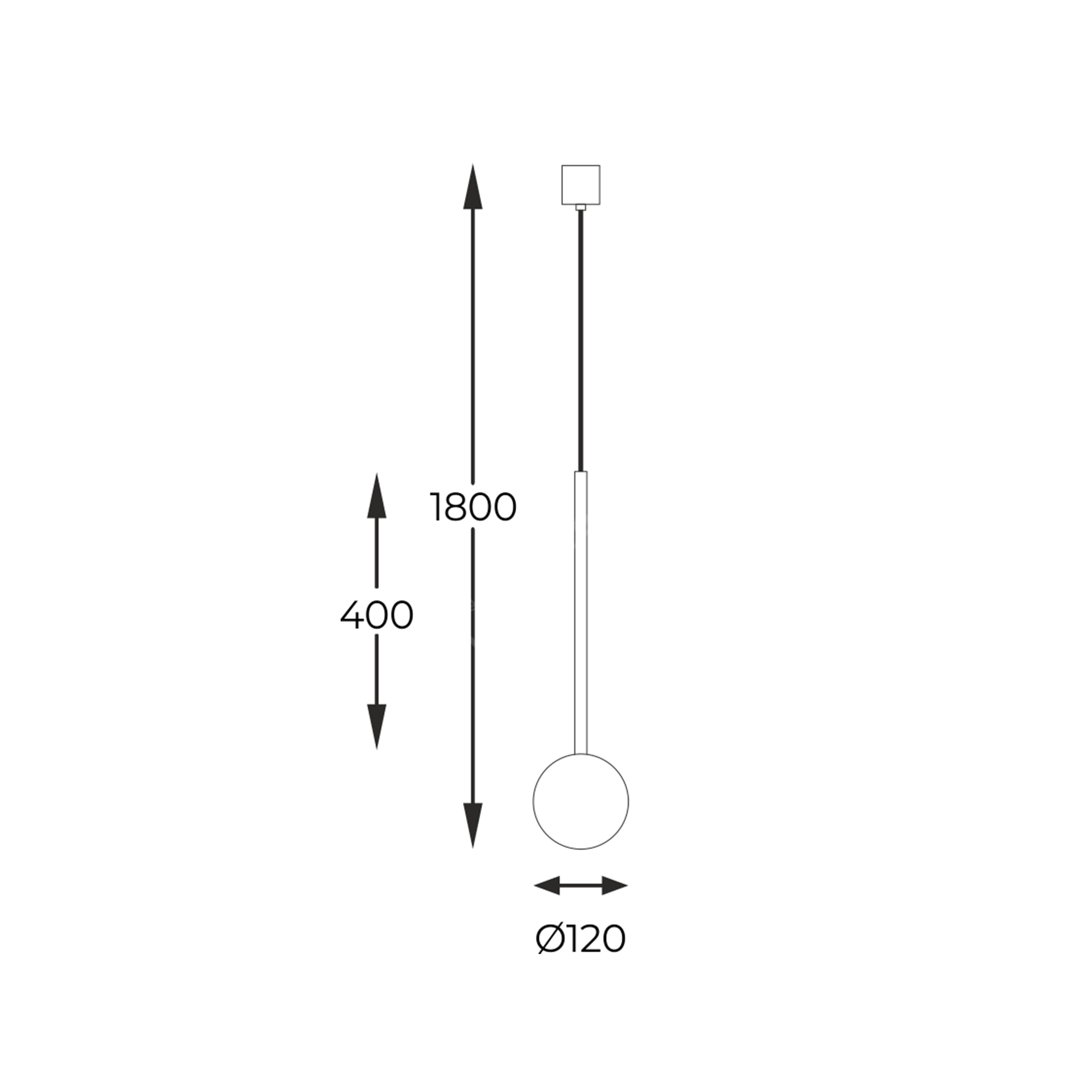 Pendul Abajur ALI Gold Premium 1xG9