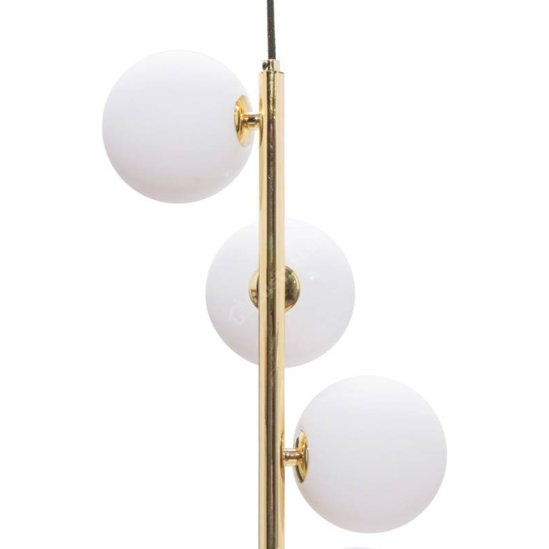 Lustra Abajur 5xG9 Black + Gold Nevalo NEGRU + AURIU / MINIMALIST DESIGN Lighting Fixtures
