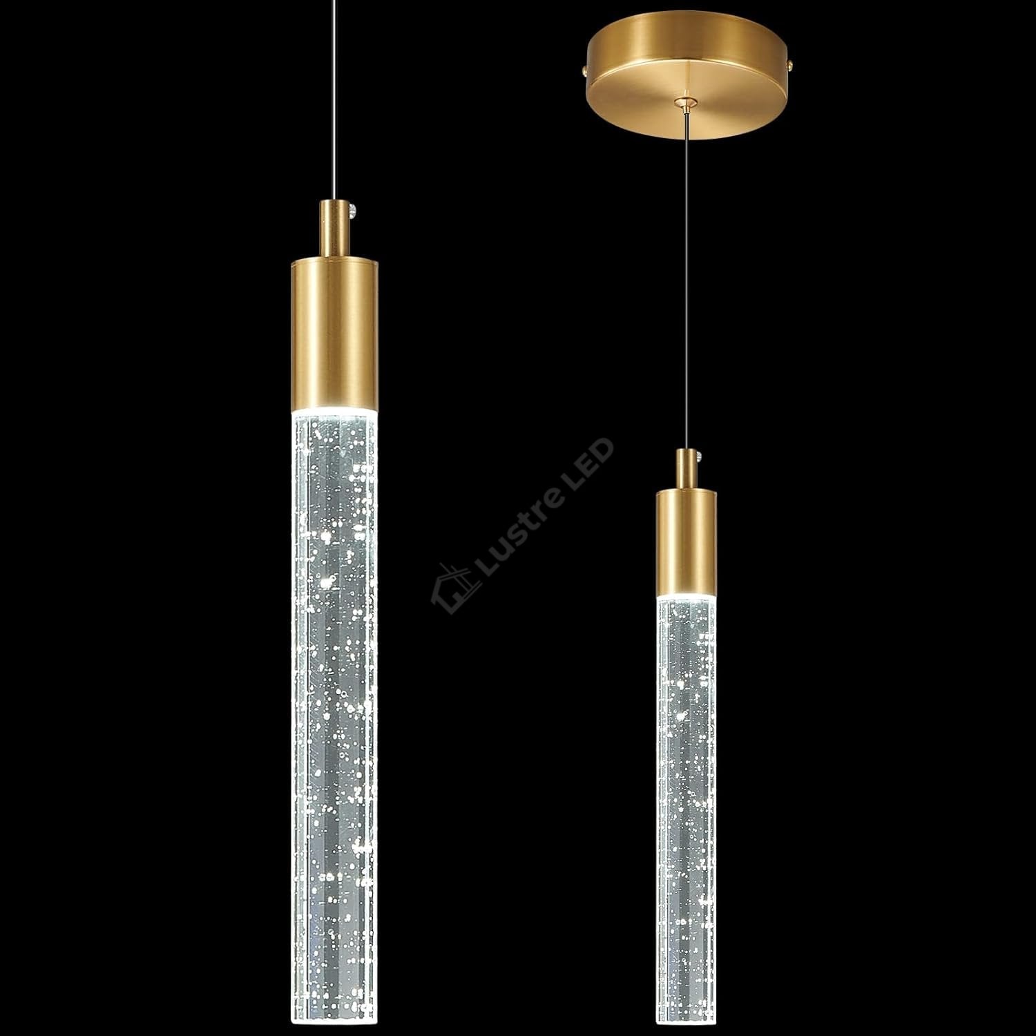 Pendul BUBBLE Glass Gold