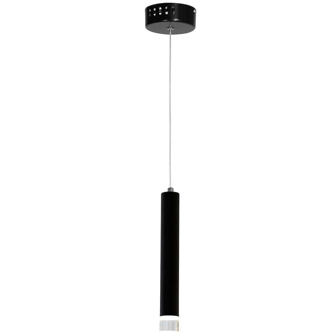 Pendul CARBON Black Tub Cilindric Echivalent 30W