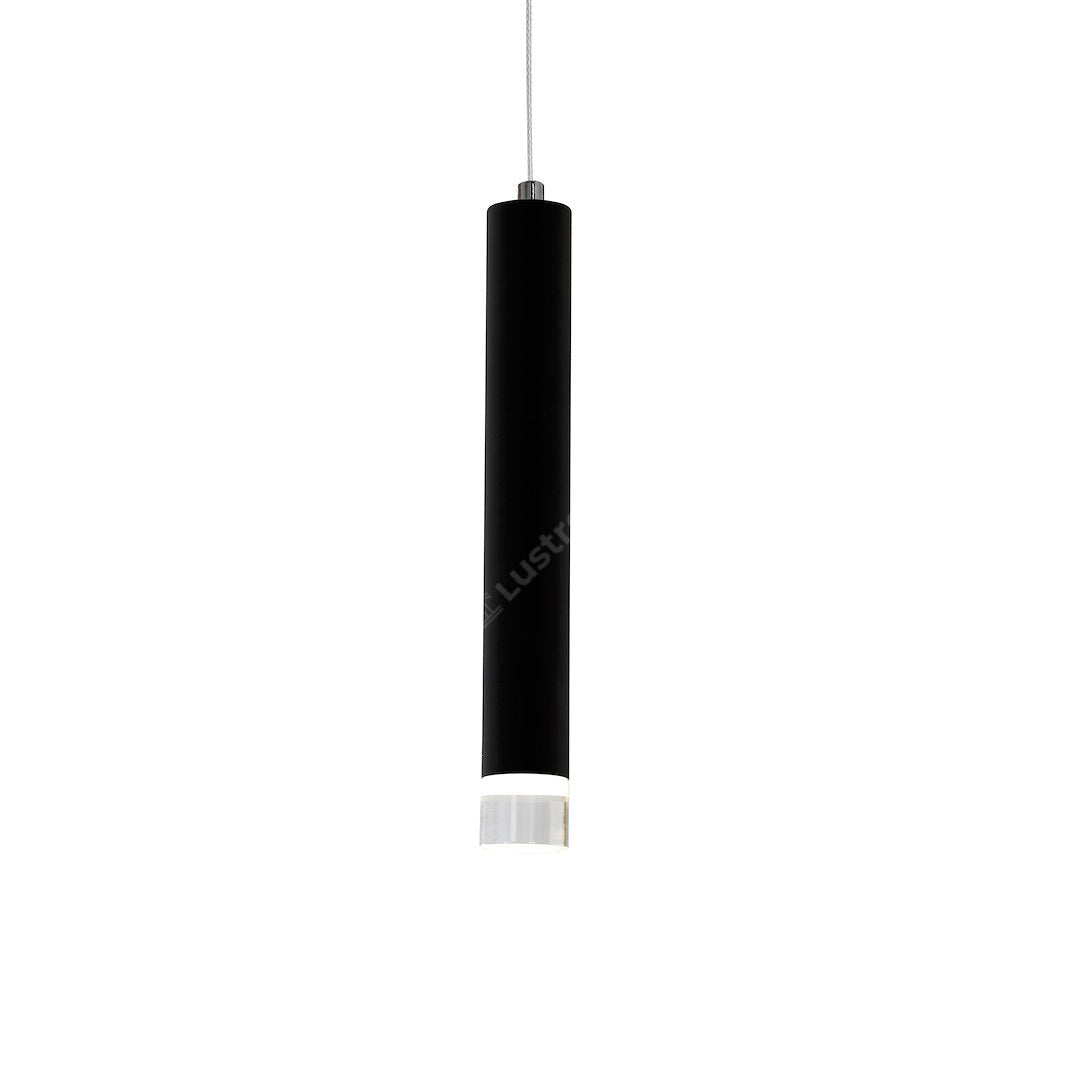 Pendul CARBON Black Tub Cilindric Echivalent 30W