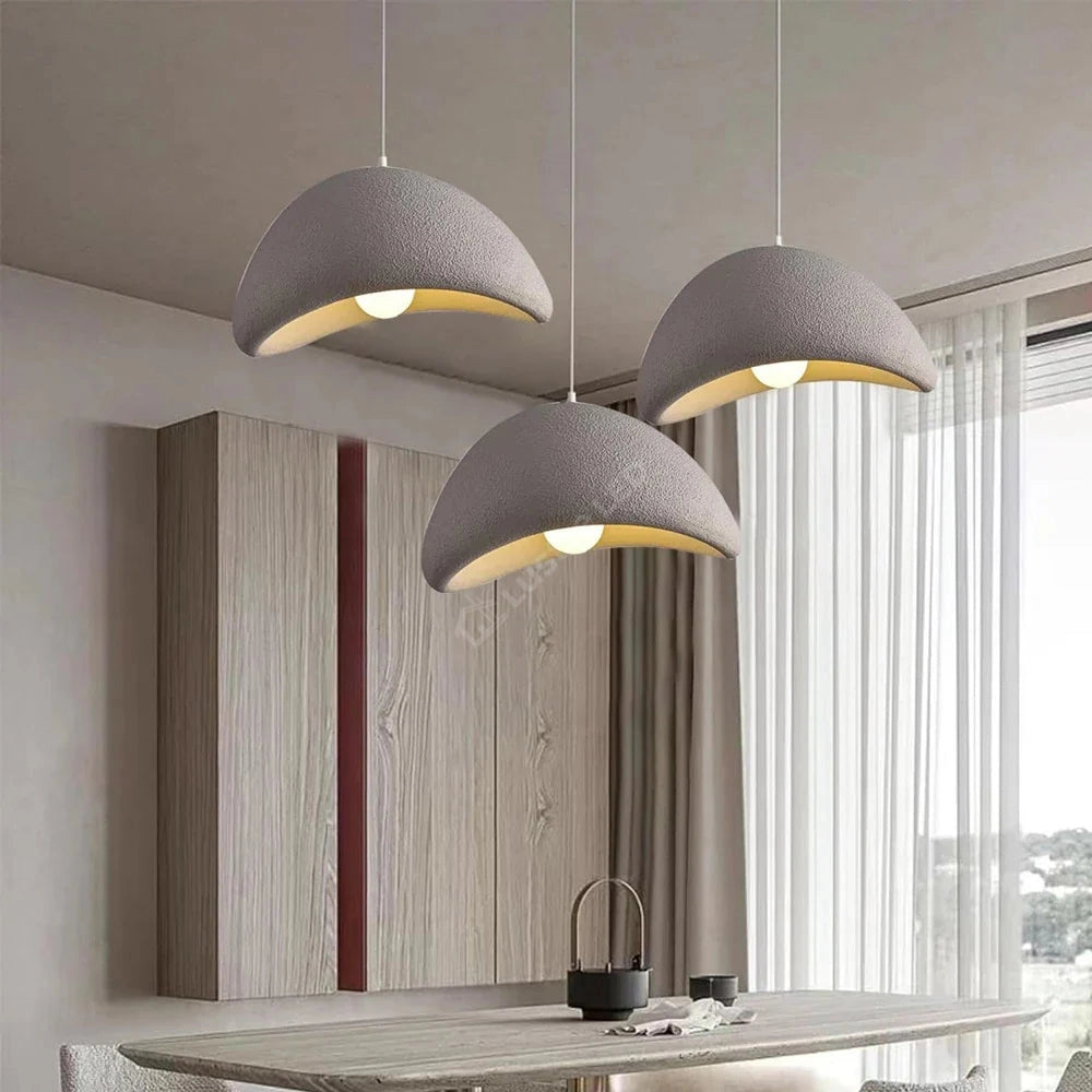 Pendul COLOSSUS Triunghi Gri 30cm GRI / MINIMALIST DESIGN Lighting Fixtures