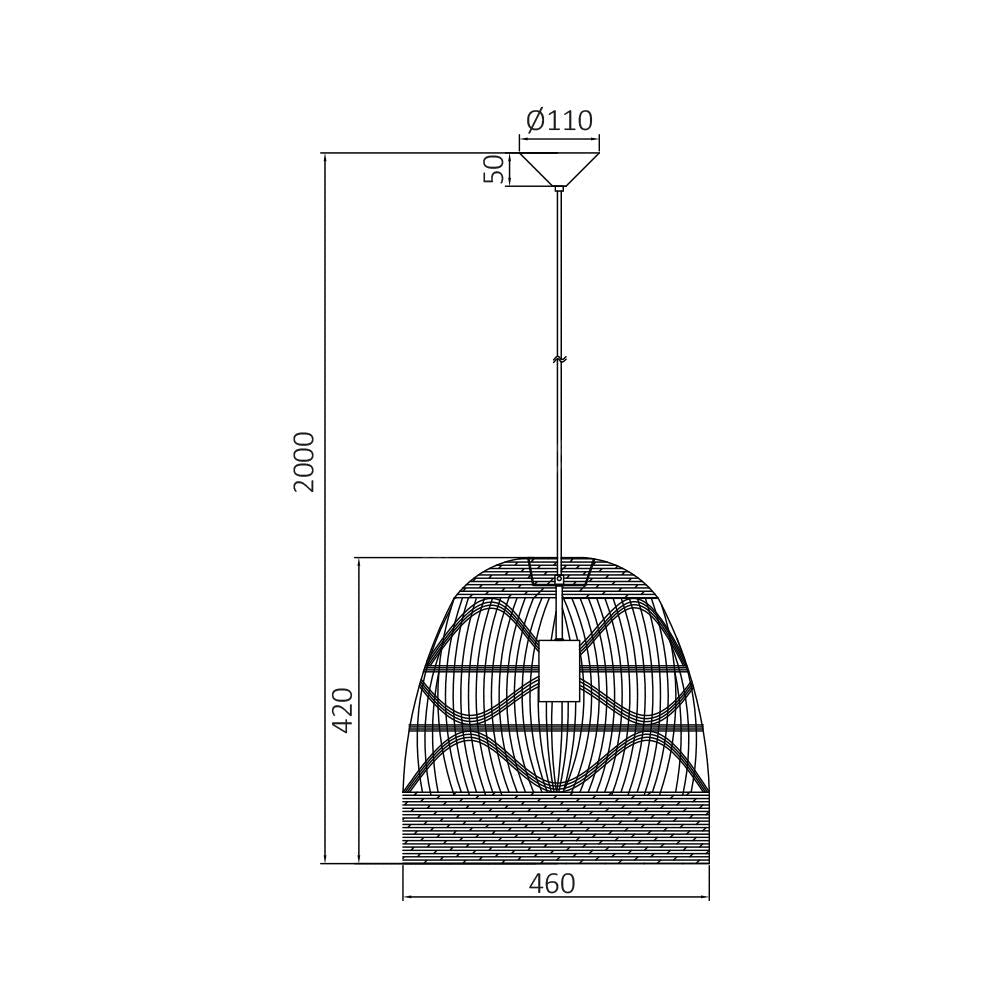 Pendul Decorativ Vintage Ratan Bell
