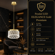 Pendul LED Elegance Gold Premium Lumina Neutra