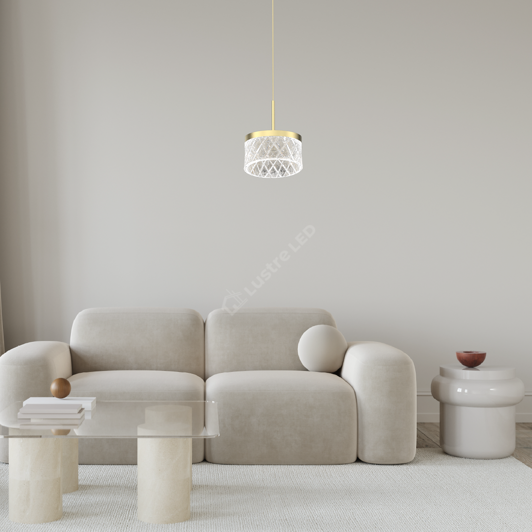 Pendul LED Elegance Gold Premium Lumina Neutra