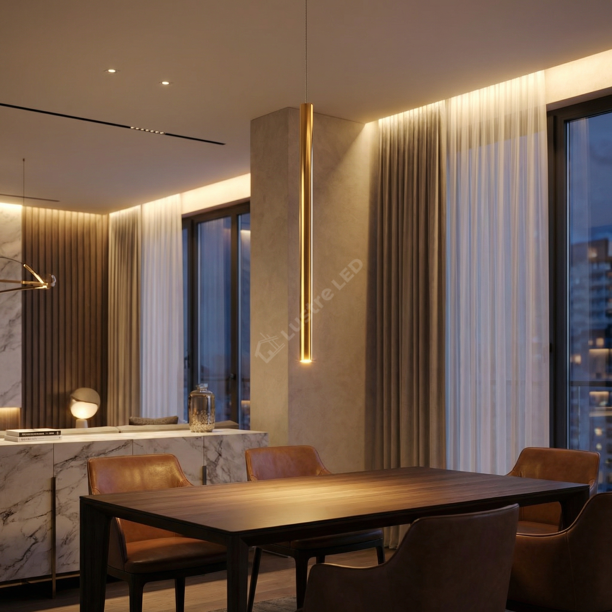 Pendul LED LOYA Gold UltraSlim Premium by ZumaLine
