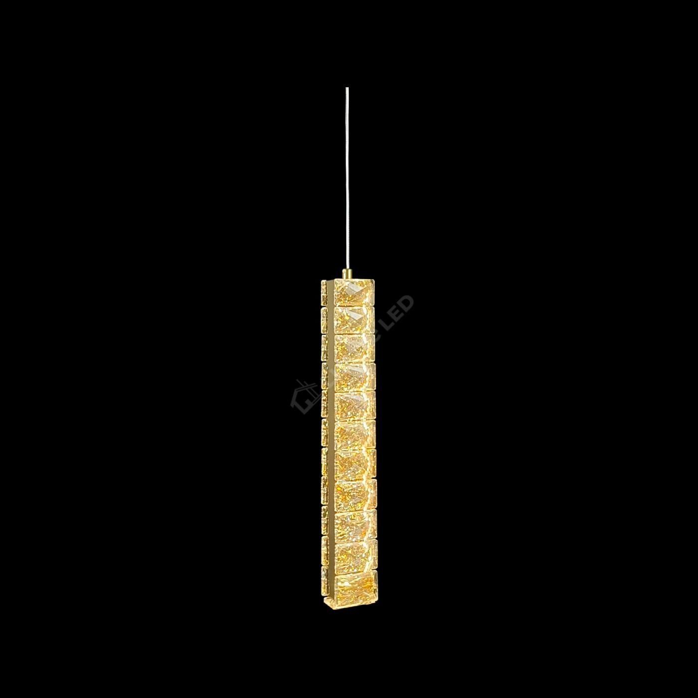 Pendul LED Luxury Crystal Vianore Gold