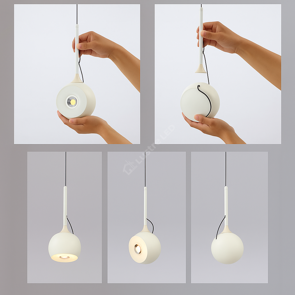 Pendul LED Magnetic LYRA White Echivalent 70W