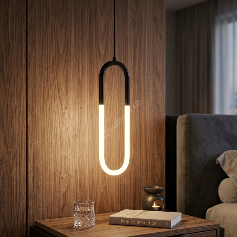 Pendul LED Mono HALO Black 4500K Echivalent 100W