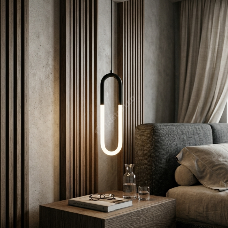 Pendul LED Mono HALO Black 4500K Echivalent 100W