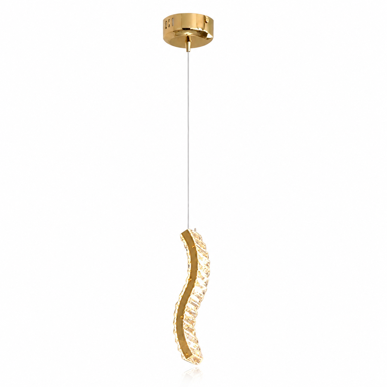 Pendul LED ONDA Gold 24W CCT Echivalent 120W