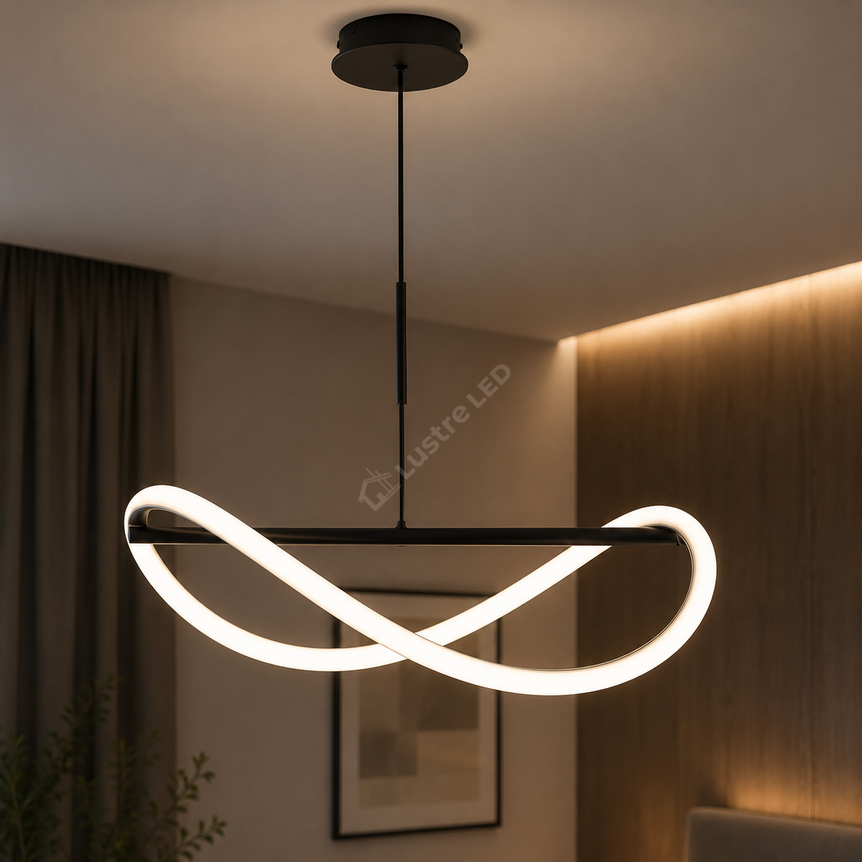Pendul LED Premium SERENA Rope Echivalent 200W