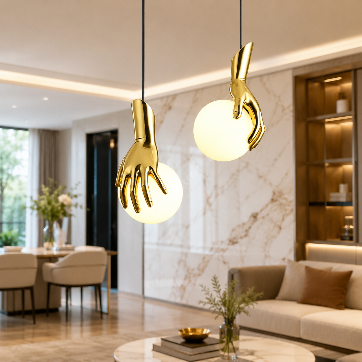 Pendul Luxury Golden Hand