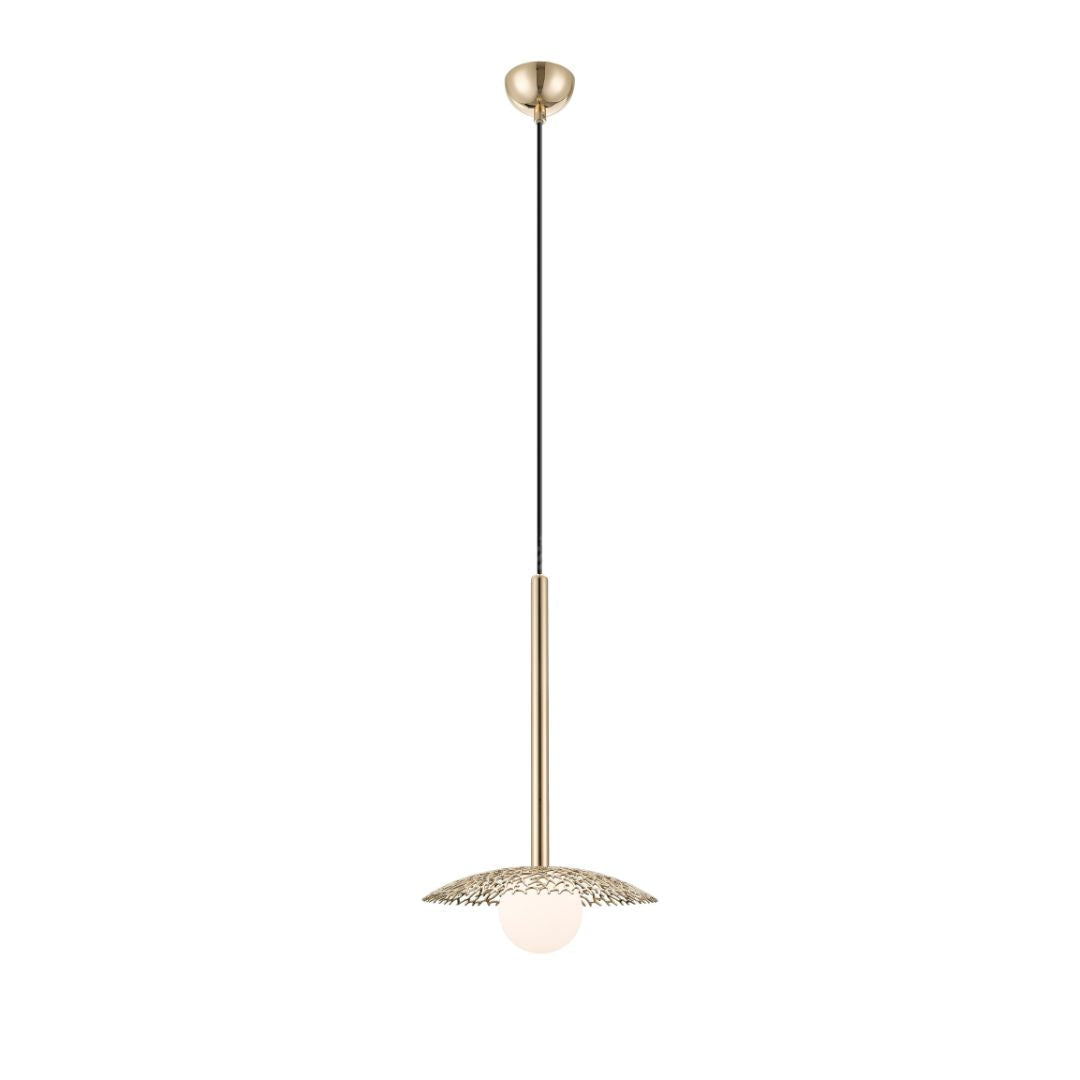 Pendul NICOSIA Gold cu Abajur 1xG9 22CM
