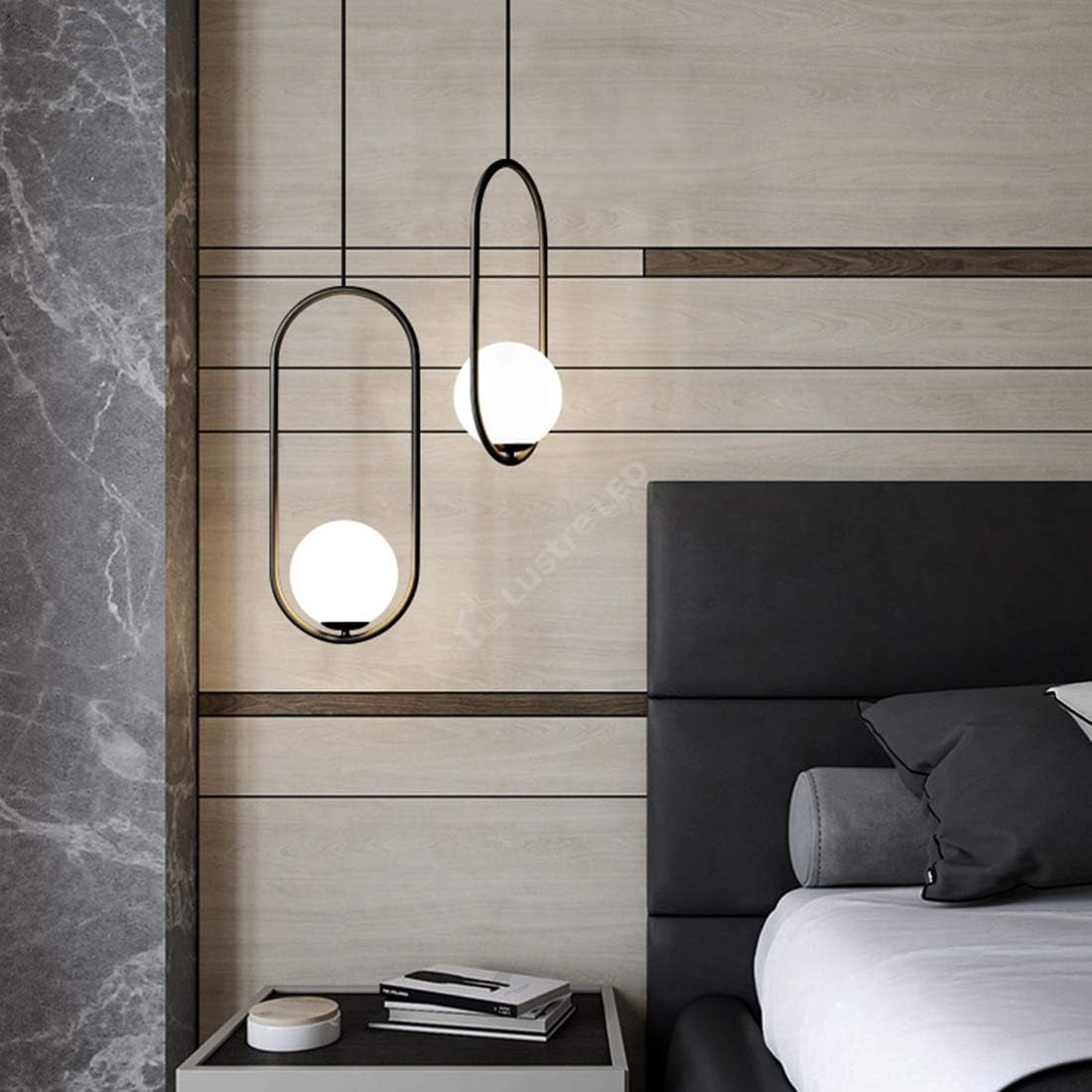 Pendul Nordic Half Moon Black NEAGRA / NORDIC Lighting Fixtures