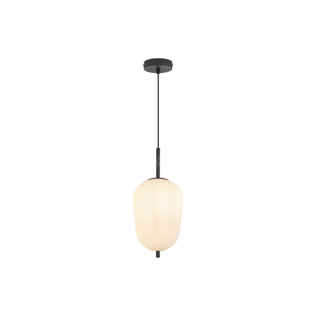 Pendul PILLOLA Conic Black 1xE14 cu Abajur 23.5CM