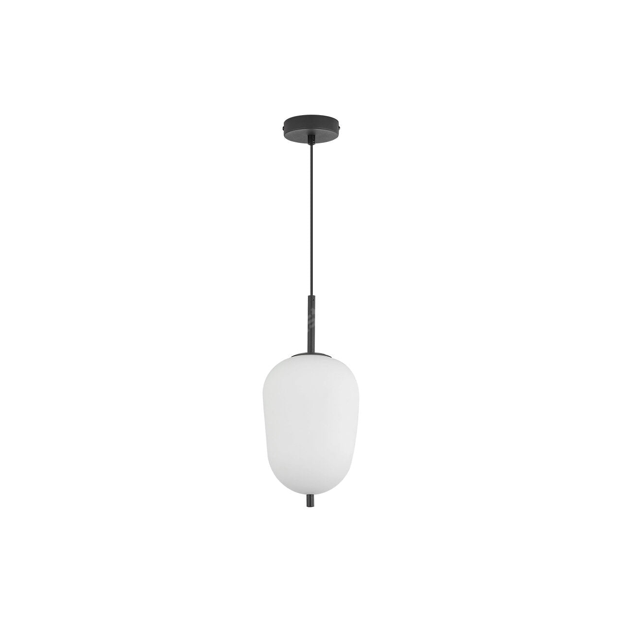 Pendul PILLOLA Conic Black 1xE14 cu Abajur 23.5CM