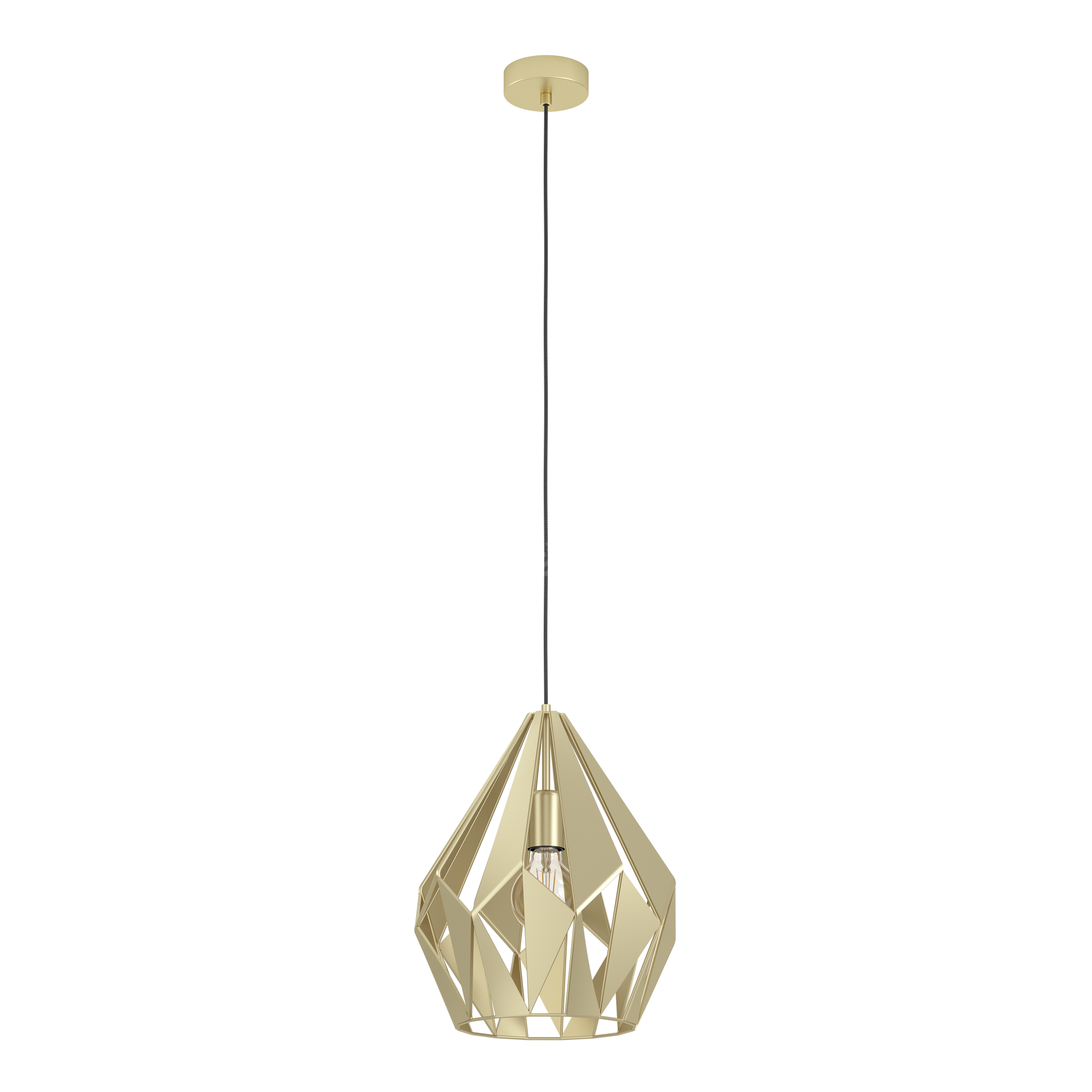 Pendul vintage EGLO CARLTON 43814 ARGINTIU / VINTAGE SI RETRO DESIGN Lighting Fixtures