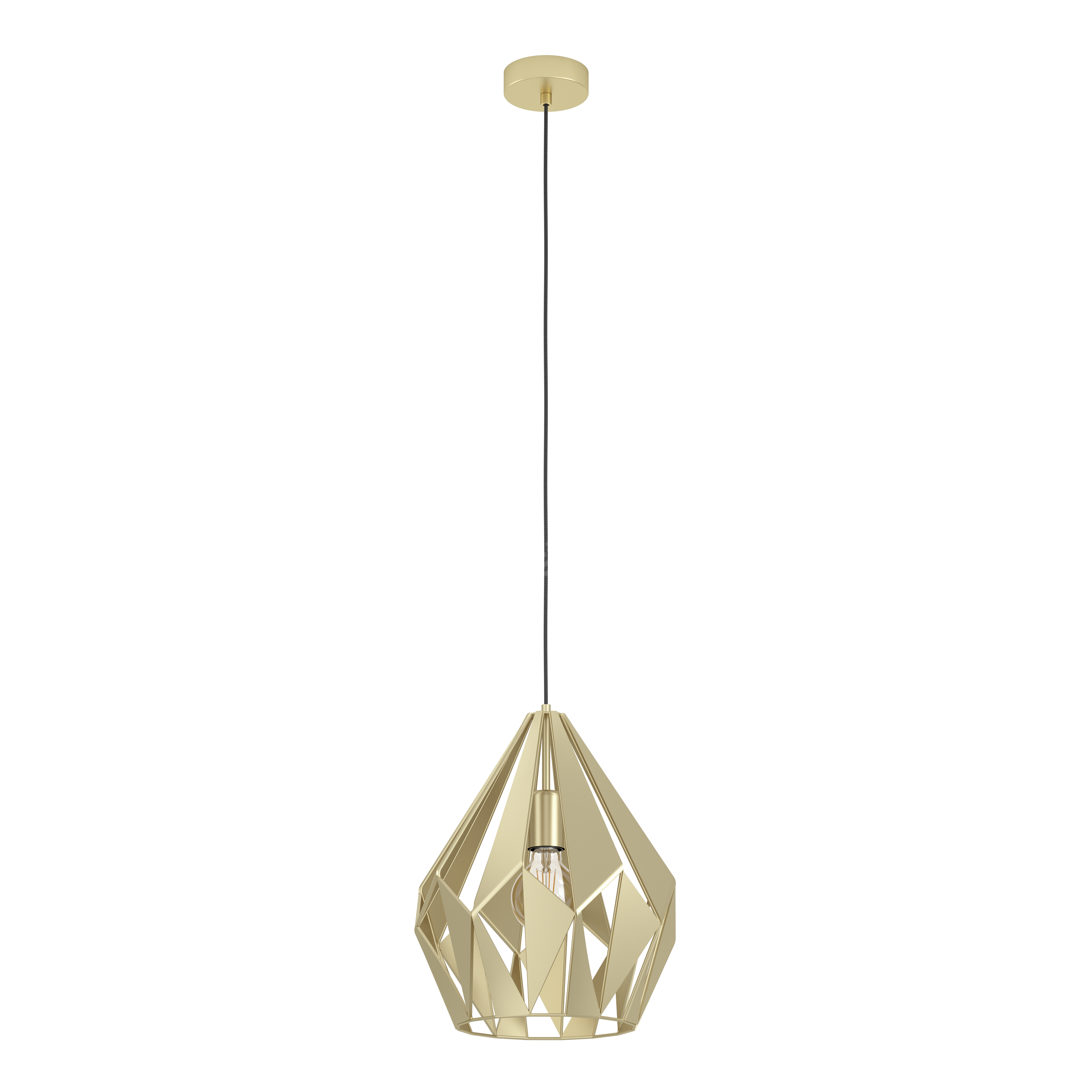 Pendul vintage EGLO CARLTON 43814 ARGINTIU / VINTAGE SI RETRO DESIGN Lighting Fixtures