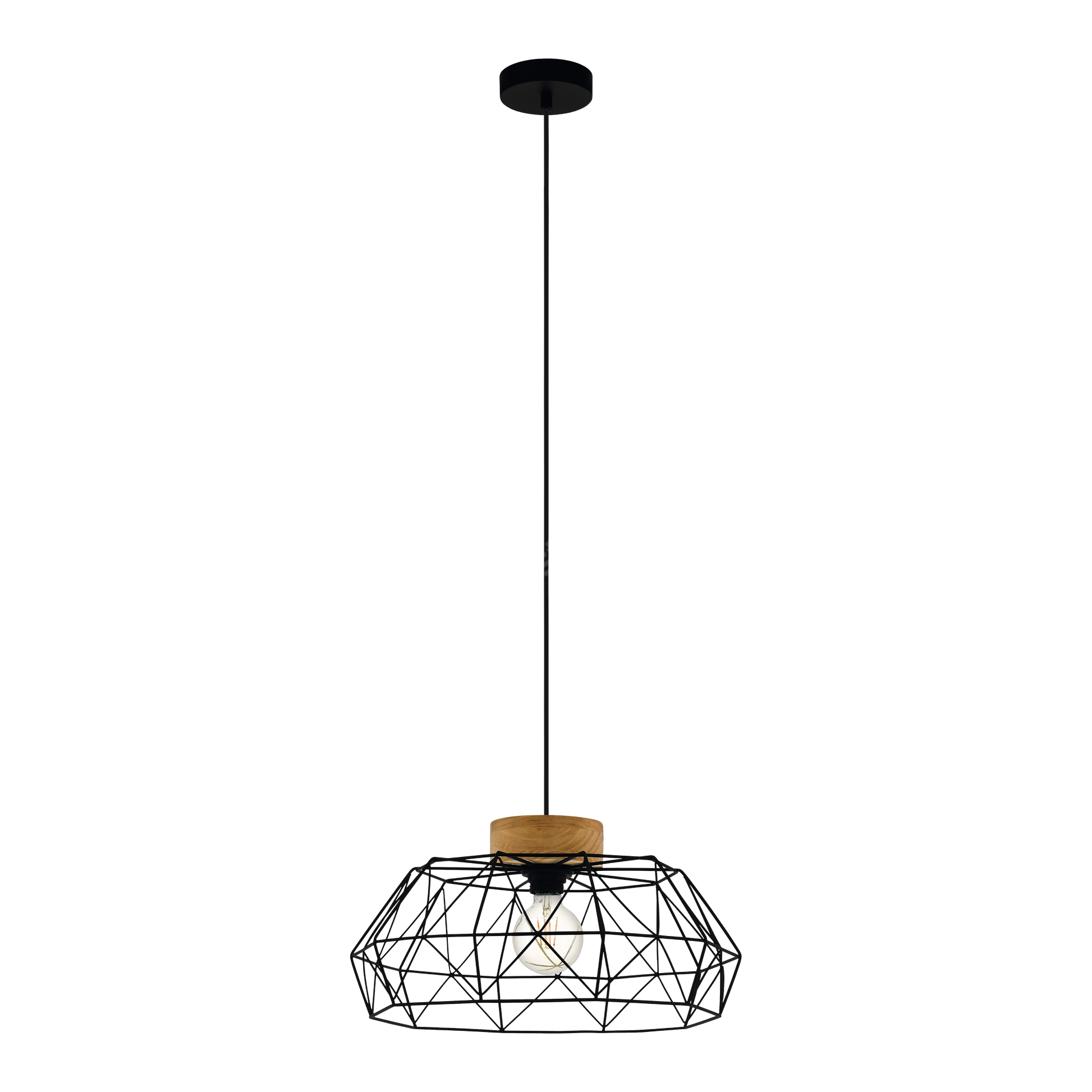 Pendul PADSTOW Black & Brown 110CM Eglo NEAGRA / ABAJUR Lighting Fixtures