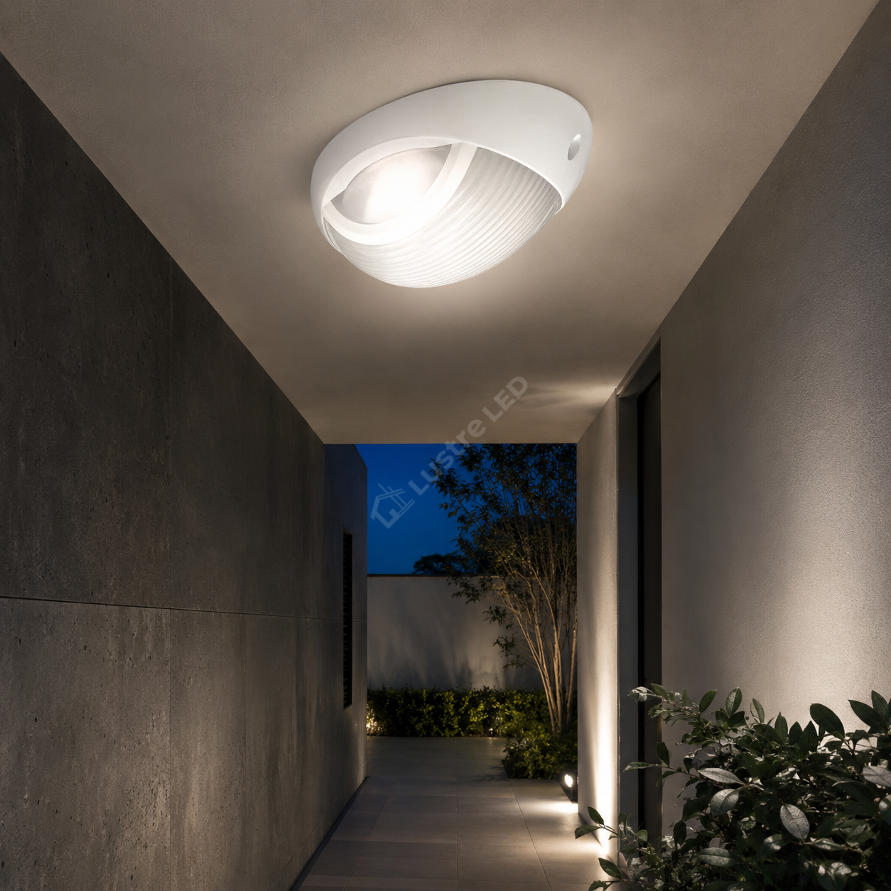 Plafoniera Exterior ELIPS White 1xE27 IP54 Ovala