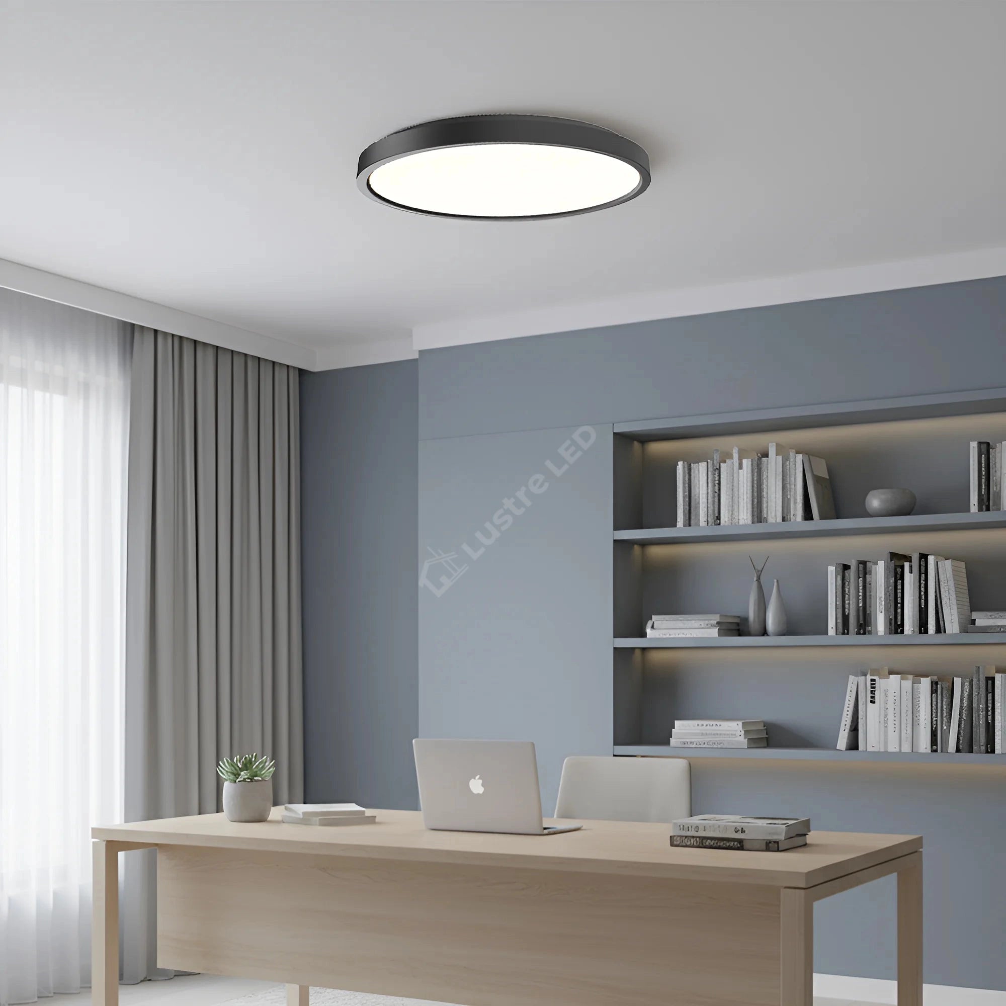 Plafoniera LED 20W Rotunda Jade Black IP40 Echivalent 150W Ø23CM