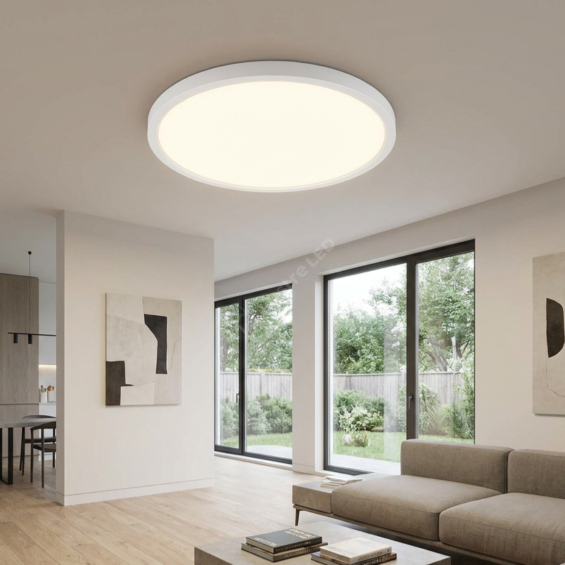 Plafoniera LED 25W Rotunda Jade White IP40 Echivalent 200W Ø30CM