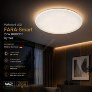 Plafoniera LED 27W FARA-Smart RGBCCT By Wiz
