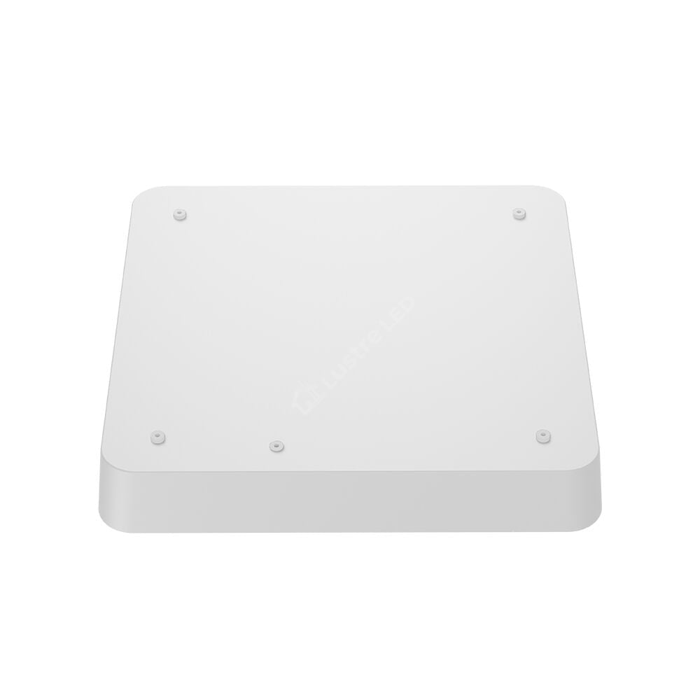 Plafoniera LED Alba 36W BLADE Patrata Echivalent 400W Dimabila 3 Lumini din Buton