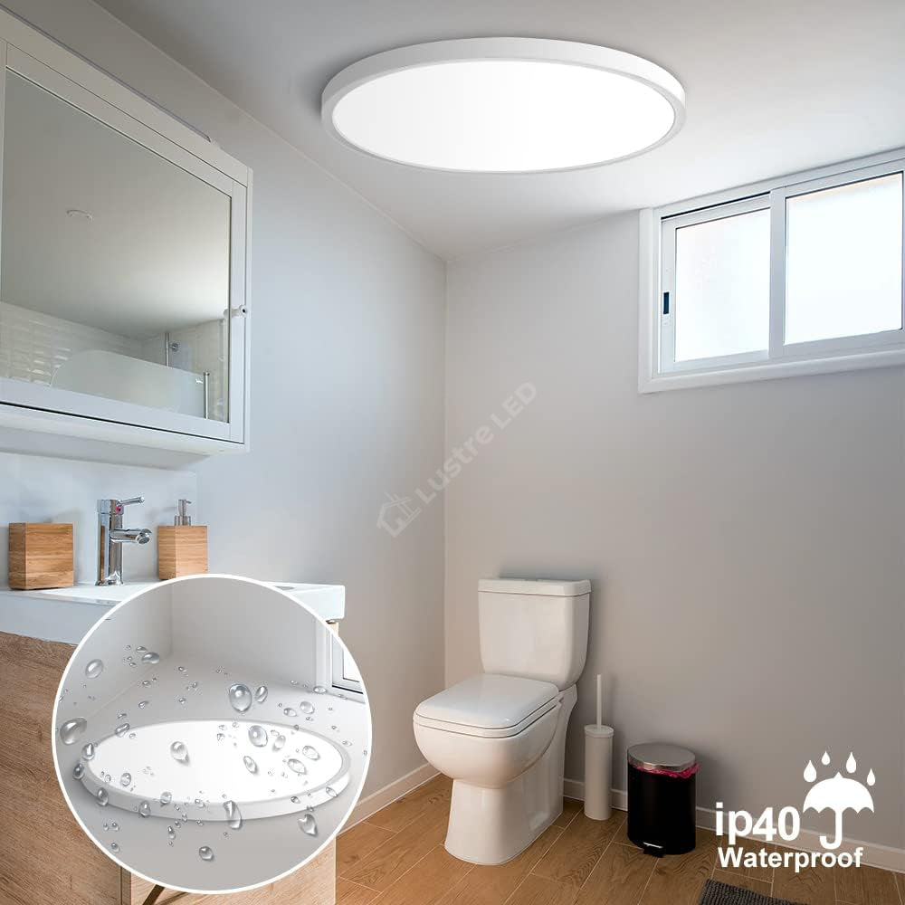 Plafoniera LED Baie 40W 50cm IP40 3 Lumini Echivalent 320W led ceiling light