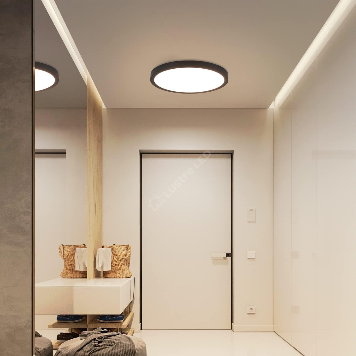 Plafoniera LED Baie 40W 50cm IP40 3 Lumini Echivalent 320W 3 FUNCTII / 40W led ceiling light