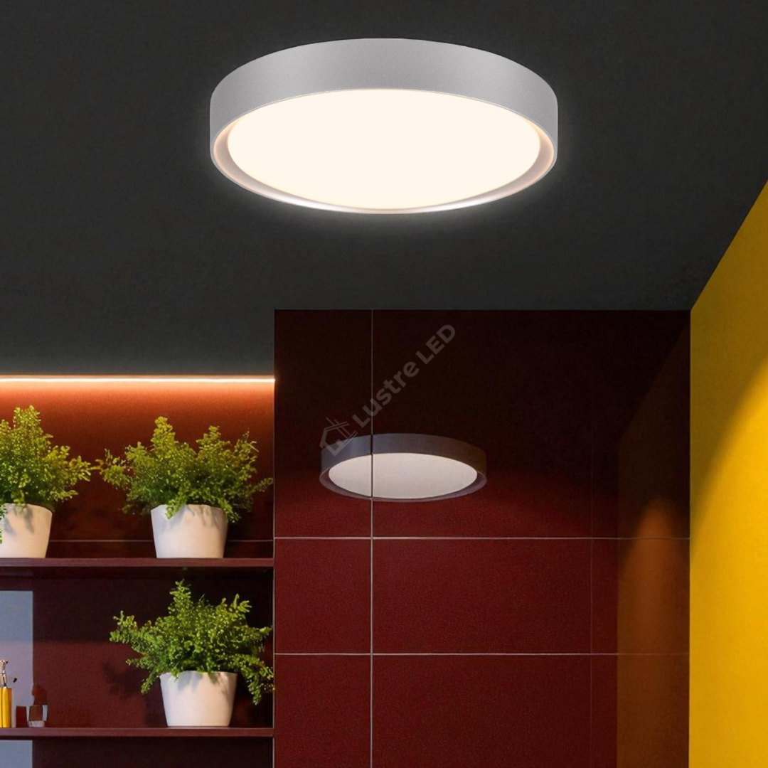 Lustra LED CLARIMO White ALBA / 33CM / MINIMALIST DESIGN Lighting Fixtures