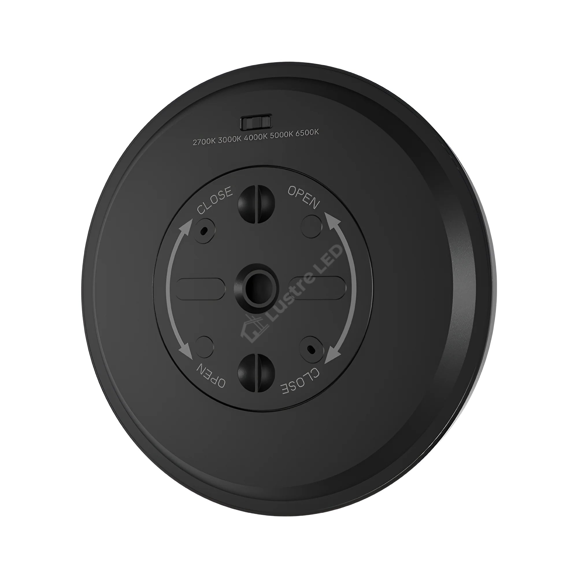 Plafoniera LED Baie JADE Black IP40 20W 23cm 1980 lm 5 Lumini din buton