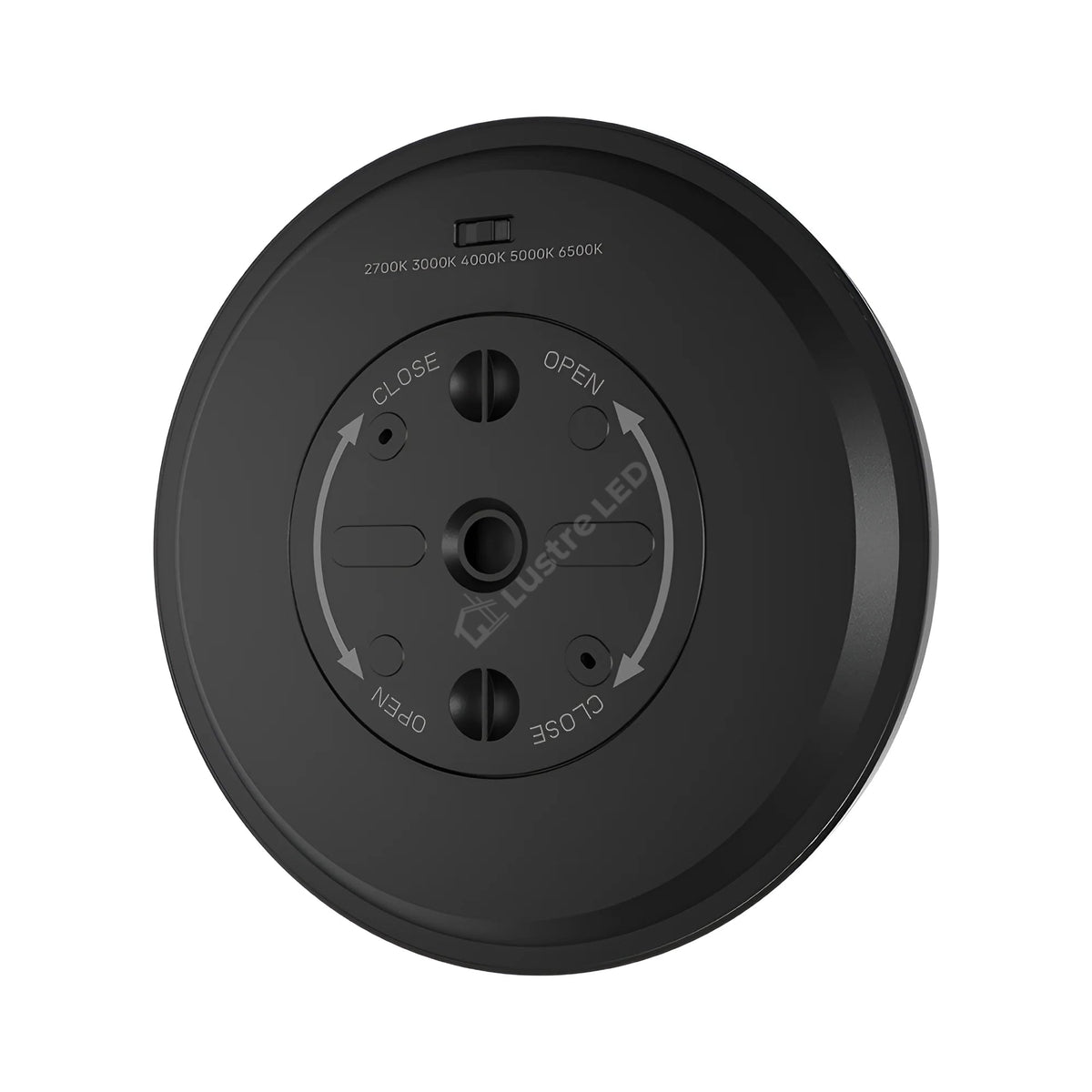 Plafoniera LED Baie JADE Black IP40 25W 30cm 2640 lm 5 Lumini din buton
