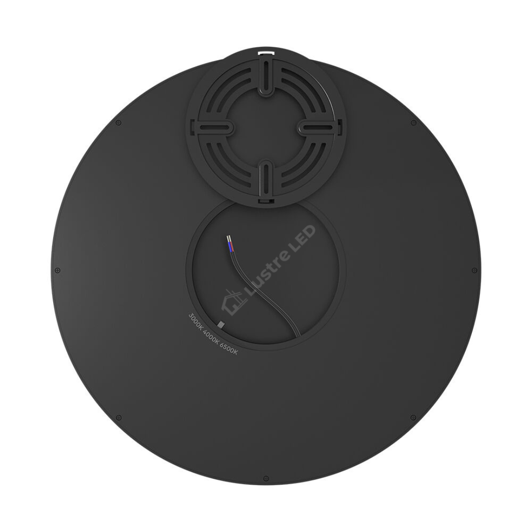 Plafoniera LED 36W 3 Functii Round BLACK 40CM / 36W / 3 FUNCTII led ceiling light