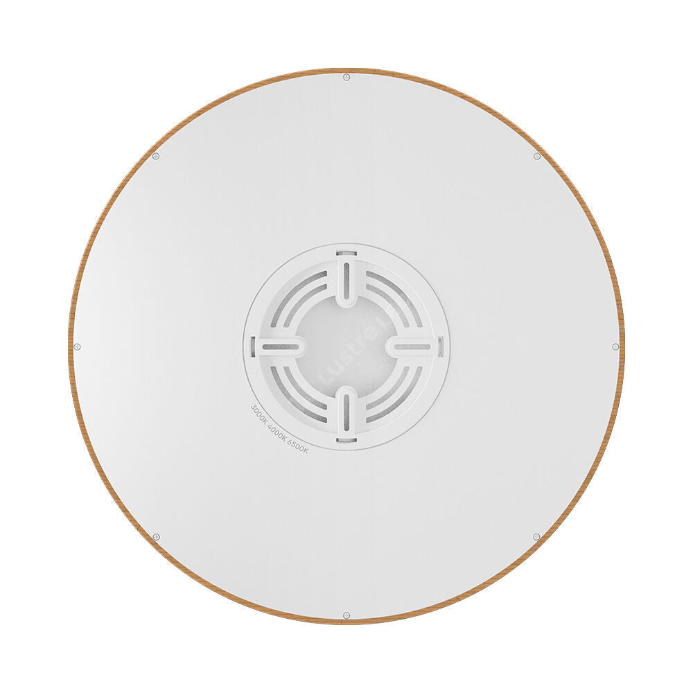 Plafoniera LED Baie JADE Lemn Maro IP40 36W 40cm 3960 lm 3 Lumini din buton