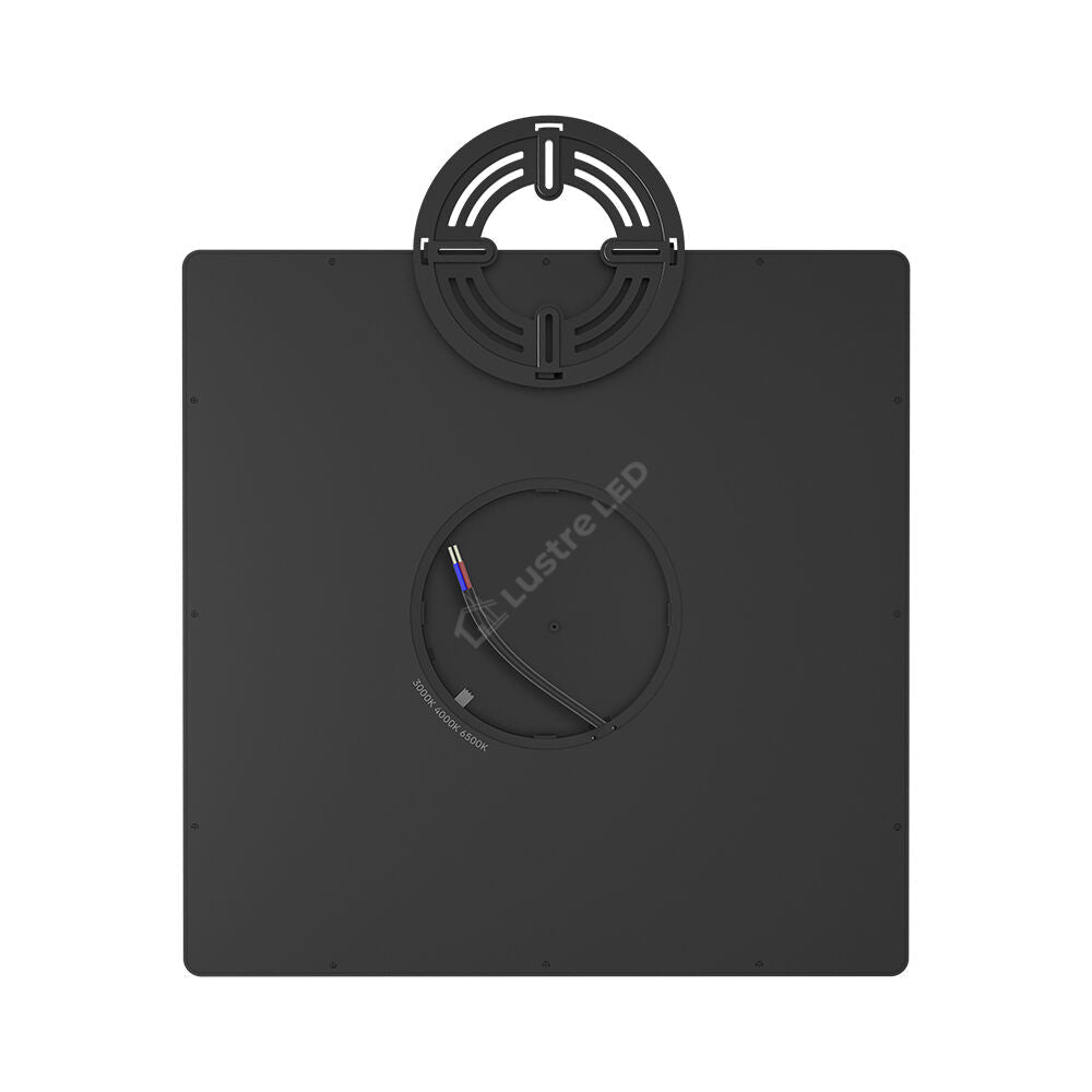 Plafoniera LED Baie JADE Square Black IP40 36W 40cm 3960 lm 3 Lumini din buton