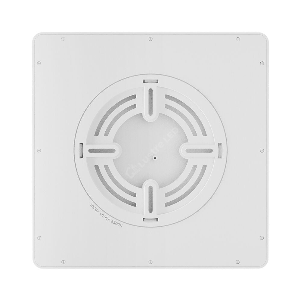 Plafoniera LED Baie JADE Square White IP40 20W 23cm 1980 lm 3 Lumini din buton