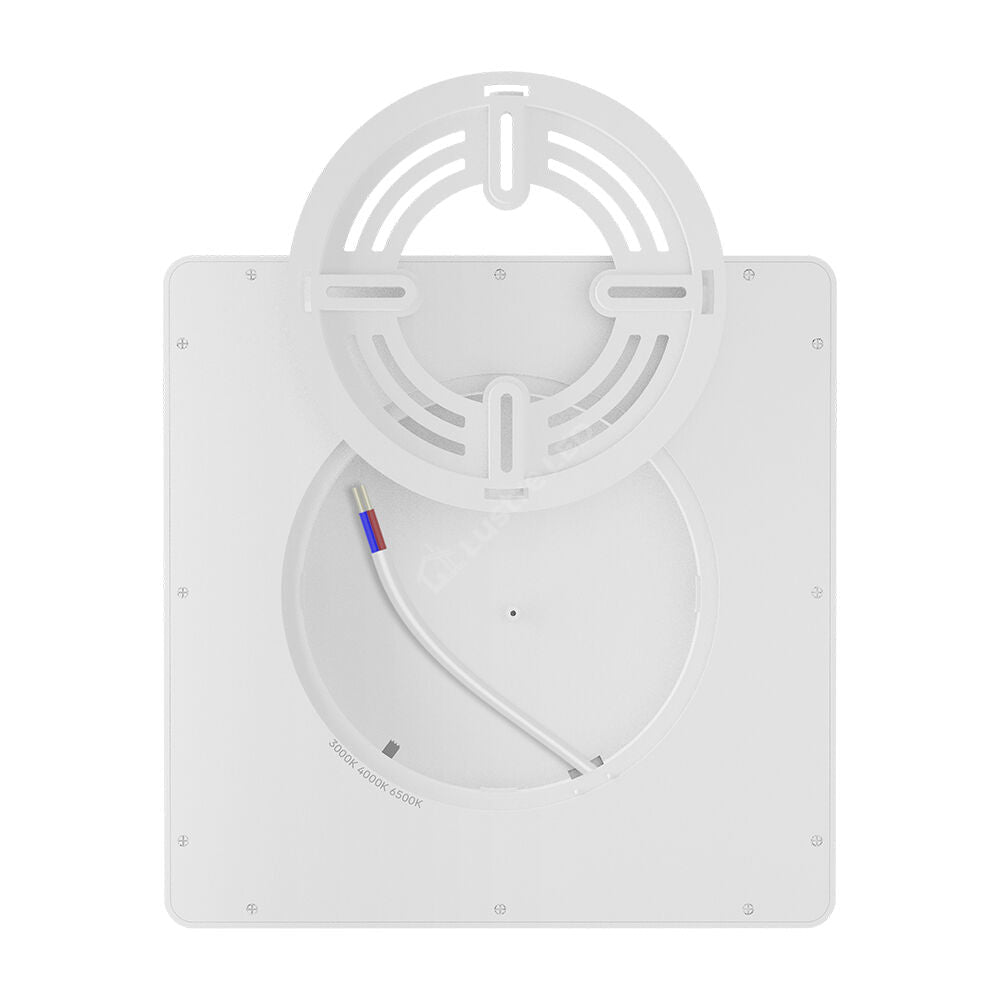 Plafoniera LED Baie JADE Square White IP40 20W 23cm 1980 lm 3 Lumini din buton