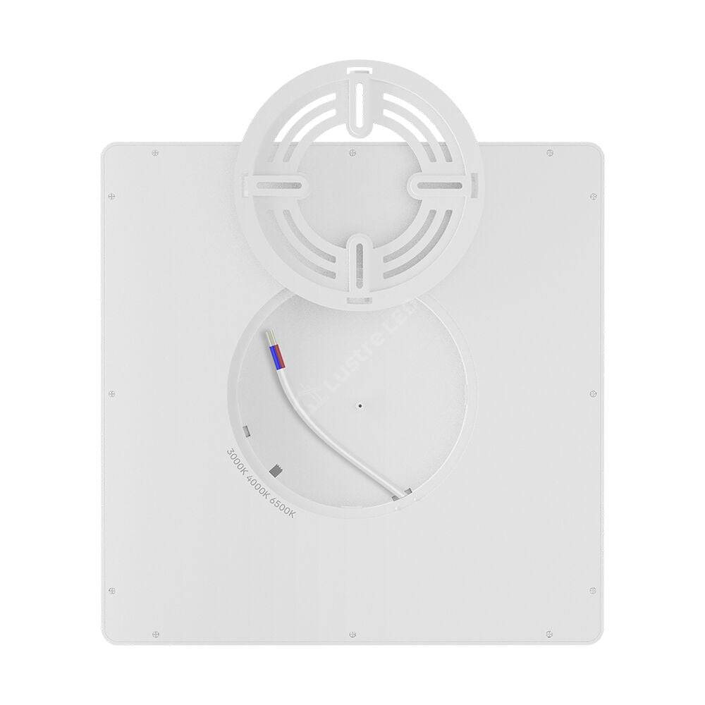 Plafoniera LED Baie JADE Square White IP40 26W 30cm 2640 lm 3 Lumini din buton