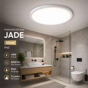 Plafoniera LED Baie JADE White IP40 45W 50cm 5240 lm 3 Lumini din buton