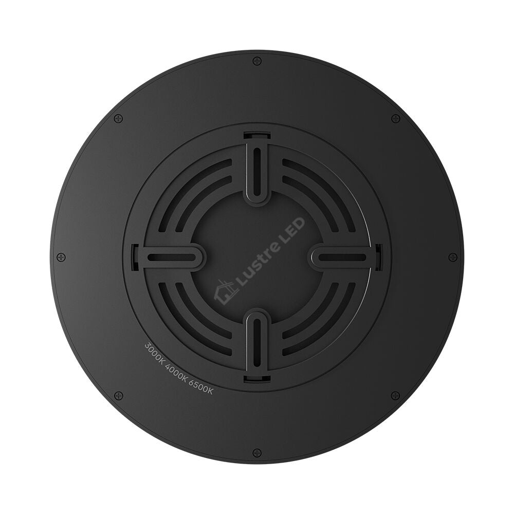 Plafoniera LED Baie Zetta 20W 23cm IP40 3 Lumini Black Echivalent 160W led ceiling light