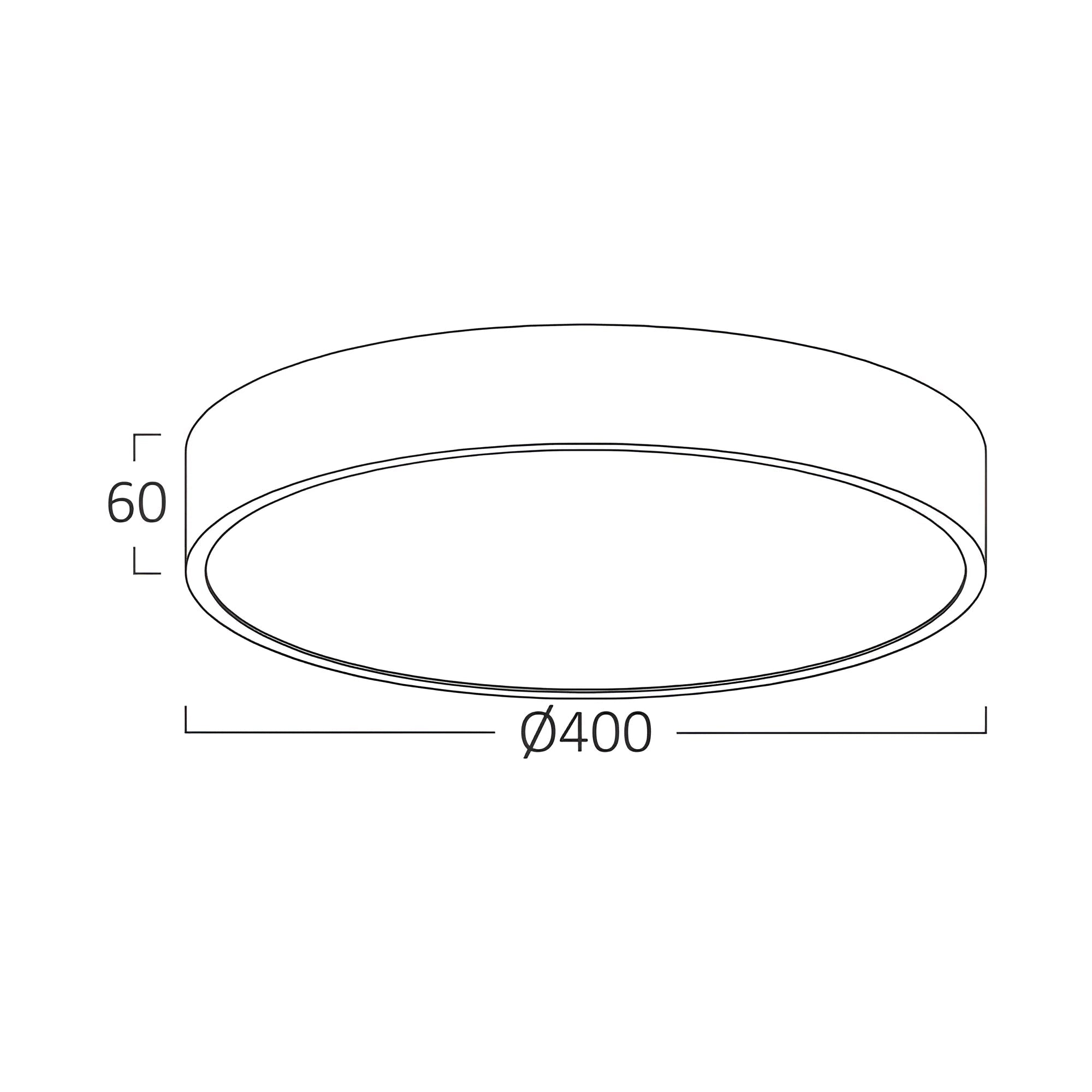 Plafoniera LED Blade Round Gold 40cm, 4350lm, CCT, Dimabila