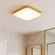 Plafonieră LED cu Senzor Nemo Patrata Gold 33x33CM Echivalent 150W IP44